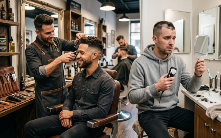 Why Professional Barbers Give Better Results Than Home Haircuts